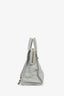 Balenciaga 2015 Grey Leather Classic Metallic Edge City Bag