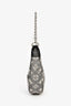 Louis Vuitton Grey/White Monogram Jacquard Denim Loop Shoulder Bag