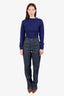 Gucci Dark Blue Split Hem Jeans Size 26