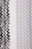 Missoni Black/White Chevron Printed Fringe Scarf