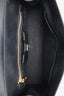 Dolce & Gabbana Black/White Polka Dot Leather Top Handle Bag with Strap