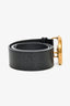 Gucci Black Leather GG Marmont Belt Size 90/36 Men's
