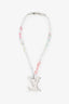 Louis Vuitton x Virgil Abloh 21SS White Ceramic LV Pastel Necklace
