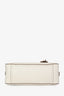 Miu Miu White Leather Medium Viviant Shoulder Bag with Strap