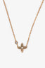 Louis Vuitton 18K Rose Gold Diamond 'Idylle Blossom' Pendant Necklace