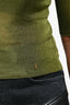 Saint Laurent Olive Green Cassandre Knitted Top Estimated Size S