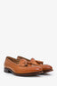 Alexander Kraft Brown Leather Tassel Loafers Size 9 Men's