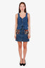 Stella McCartney Denim Patch Pocket Tapestry Skirt Size 40