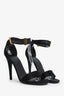 Celine Black Satin Heels Size 38.5