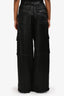 Jonathan Simkhai Black Satin Cargo Pants Size 4