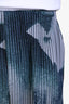 Issey Miyake Homme Plisse Blue Patterned Pants Size 1 Men's