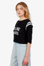 Celine Black Boxy Jersey T-Shirt Size S