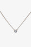 Tiffany & Co. Elsa Peretti Sterling Silver 0.05ct 'Diamonds By The Yard' Necklace