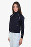 Miu Miu Navy Technical Zip-Up Track Jacket Size 38