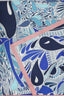 Hermès Blue/Multicolour Silk Millefleurs du Mexique Scarf Size 65cm