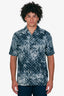 Louis Vuitton 2021 Blue Denim Tie-Dye Monogram Shirt Size S Mens