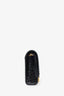 Balenciaga Black Crocodile-Embossed Leather Hourglass Bag With Strap