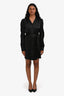 Frame Black Silk Mini Dress Size S