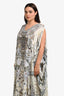 Camilla White/Multicolour Silk Embellished Patterned Cover-Up Dress Size OS