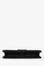 Pre-loved Chanel™ 2014 Metallic Python/Black Suede Trim Crystal CC 'Boy' Clutch
