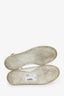 Valentino White/Red Leather 'Backnet' Sneakers Size 37