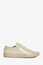Common Projects Taupe Leather 'Achilles' Low Top Sneakers Size 40