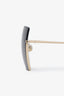 Fendi Tinted/Gold Tones Square Frame Sunglasses