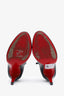 Christian Louboutin Black Leather Belle 100 Booties Size 38
