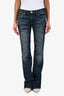 EB Denim Medium Blue Distressed Bootcut Jeans Size 25