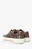 Burberry Brown Multicolour Coated Canvas TB Monogram Sneakers Size 39
