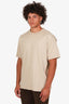 Louis Vuitton Beige Embossed LV T-Shirt Size XXL Mens
