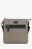 Gucci Beige/Black GG Supreme Monogram Messenger Bag