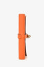Hermès 2008 Orange Swift Leather Secret Notebook