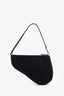 Christian Dior Black Oblique Canvas Mini Saddle Pochette