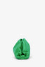 Bottega Veneta Emerald Green Leather Medium Classic Pouch