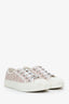 Christian Dior White/Pink Oblique 'WalknDior' Sneakers Size 37