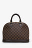 Louis Vuitton Damier Ebene Alma MM Top Handle Bag