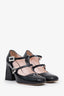 Roger Vivier Black Patent Leather Pres Viv Mary Janes Size 35