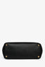 Prada Black Saffiano Leather Medium Double Zip Galleria Tote with Strap