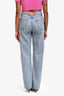 Alexander Wang Blue Denim Light Wash Straight Leg Jeans Size 26