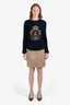 Gucci Beige/Brown Camel Hair Mini Skirt Size 44