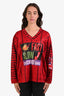 Vivienne Westwood Red Anglomania Graphic Long Sleeve Top Size S