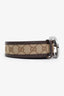 Gucci Brown/Beige GG Canvas and Leather Interlocking G Belt