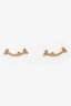 Tiffany & Co. 18K Yellow Gold Diamond T Smile Mini Earrings