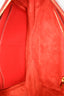 Celine Red Leather Trifold Clutch with Chain