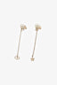 Christian Dior Pearl La Petite Tribale Dangle Chain Earrings