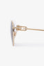 Tiffany & Co. Gold Tone Aviator Sunglasses