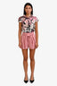 Red Valentino Pink Tie Front Shorts Size 36