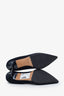 Jimmy Choo Navy Suede Pointed Toe Kitten Heel Size 40