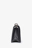 Christian Dior Silver Metallic Grained Leather Diorama Flap Bag